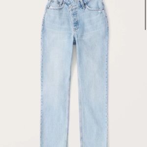High rise dad jeans